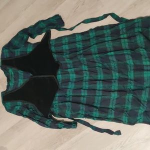 LGS Flannel Dress with Corset
